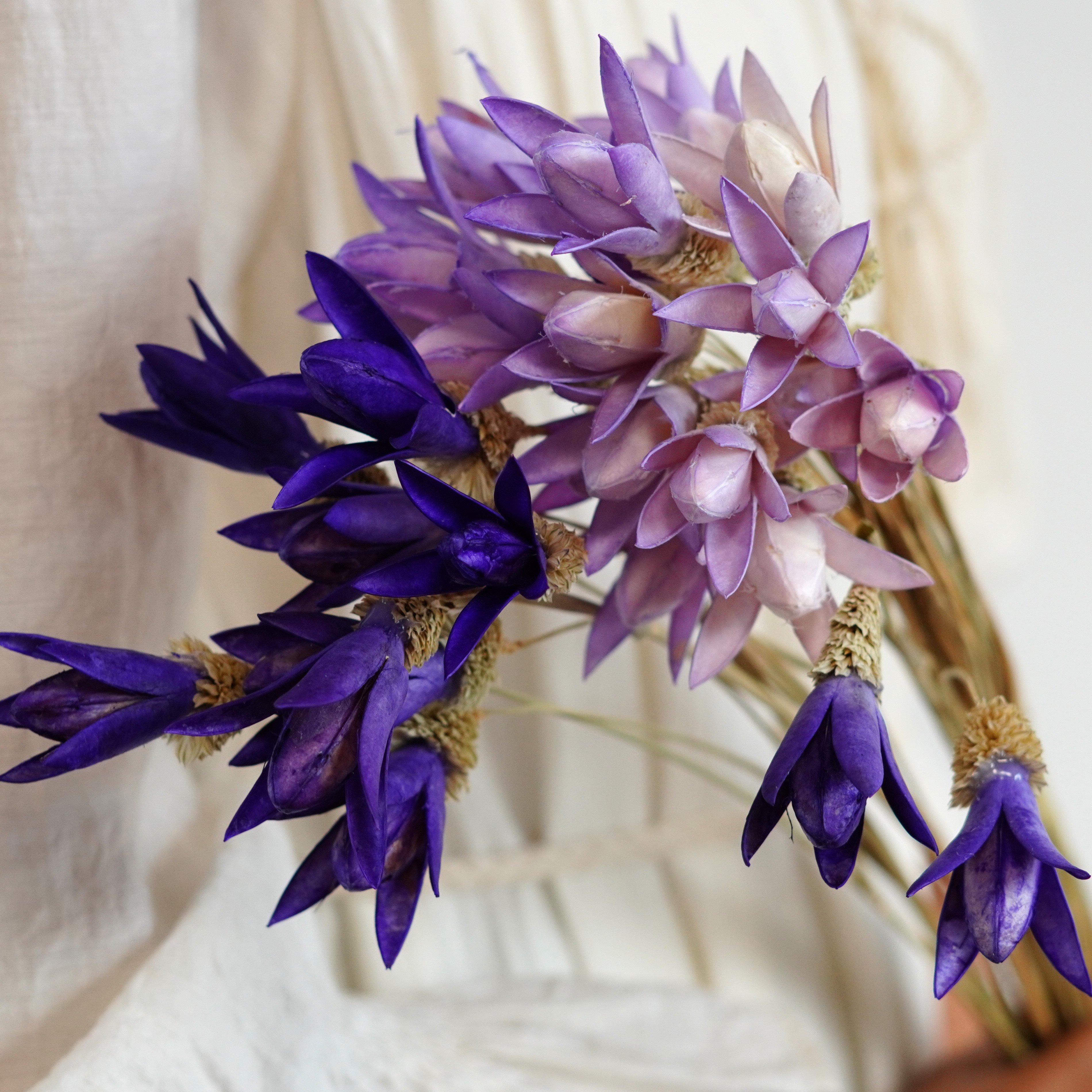 Handmade strawberry fruit with stems Home Wedding Decor High dried Flowers Colorful