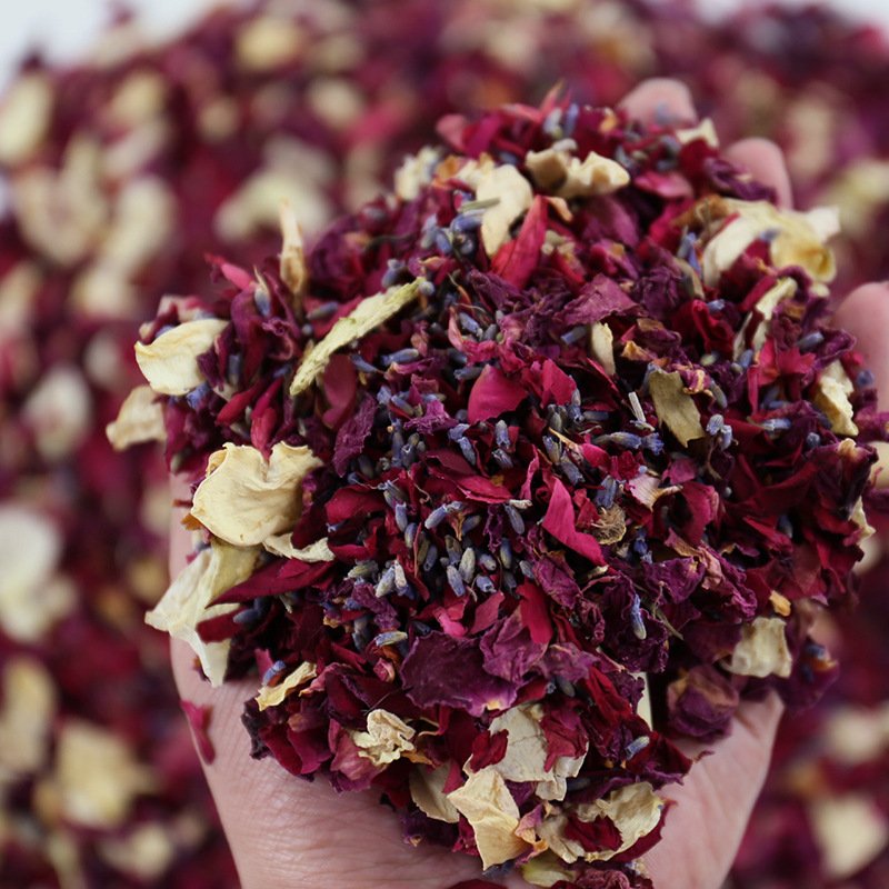 Wholesale High Quality Natural Dried Rose Flower Wedding Confetti dried Rose Petals Jasmine dried rose Petals confetti