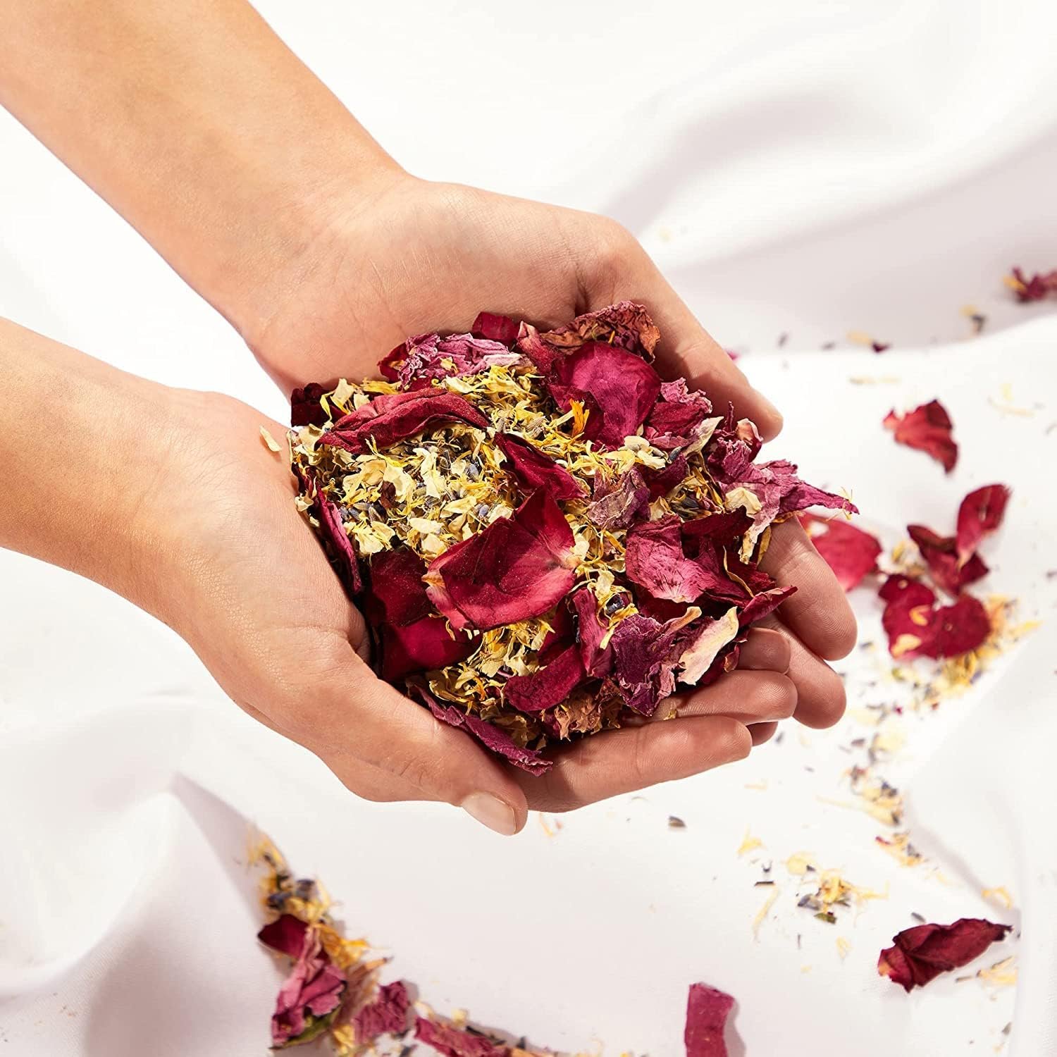 Wholesale High Quality Natural Dried Rose Flower Wedding Confetti dried Rose Petals Jasmine dried rose Petals confetti