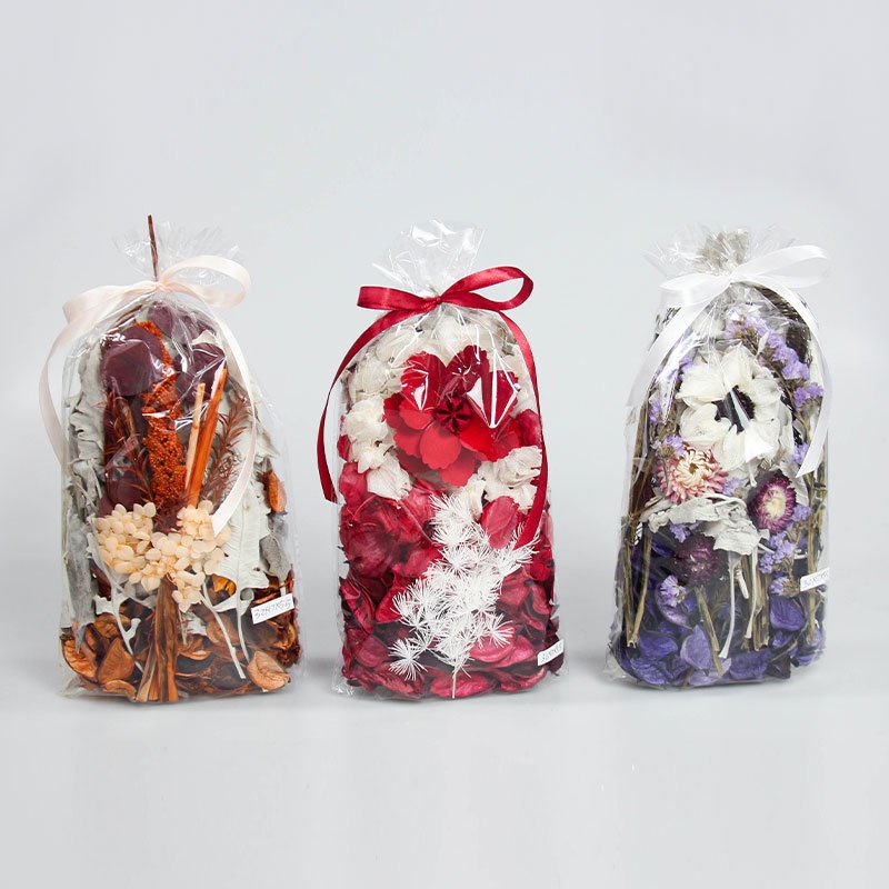 G99 Home Fragrance Sachet Petals Rina Orange Scented Potpourri Dried Flowers Autumn Decorative Fall Potpourri Bags