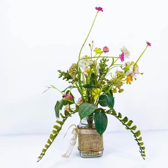 Artificial Pampas Grass Bouquet Dried Flower Decorartificial Flower Plant Pot Home Table Decoration Christmas Wedding Decor