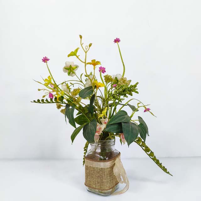 Artificial Pampas Grass Bouquet Dried Flower Decorartificial Flower Plant Pot Home Table Decoration Christmas Wedding Decor