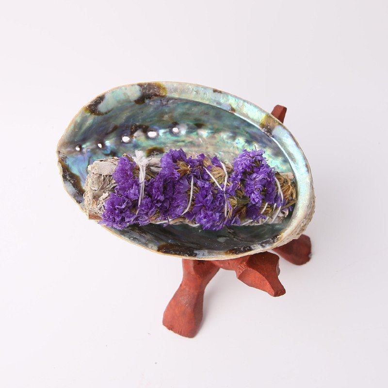 Wholesale white sage bundle with flower petal smudge sticks sage incense stick with leaves rose