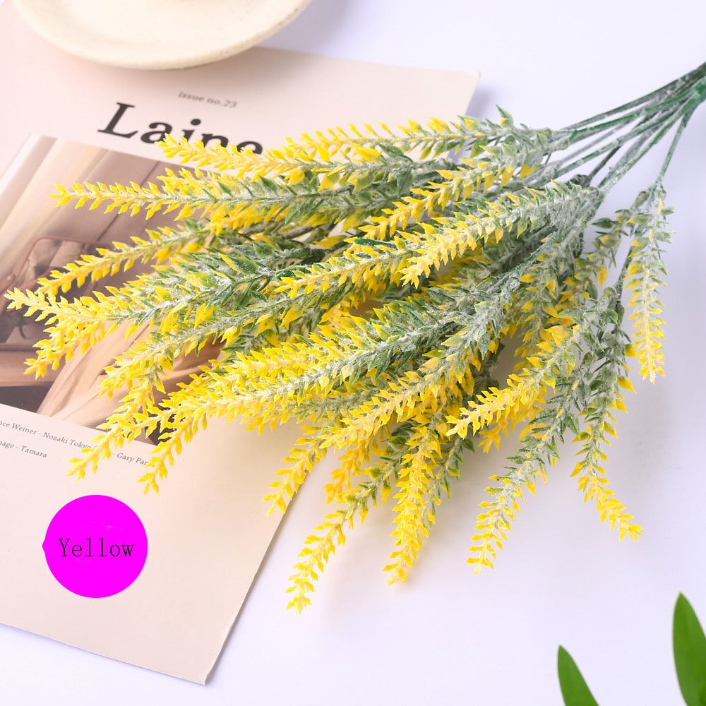 Wholesale Price Real Touch Lavender Decorative Wedding Artificial Flower PV Artificial Lavender Flower For Home Hotel Decor