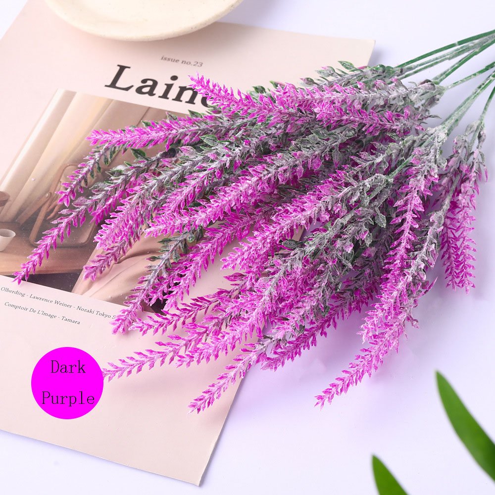 Wholesale Price Real Touch Lavender Decorative Wedding Artificial Flower PV Artificial Lavender Flower For Home Hotel Decor