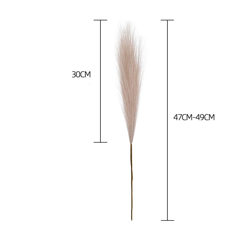 Fluffy Pampas Grass Boho Decor Flower Plant Reed Simulated Wedding Party Home Decoration Artificial Flowers
