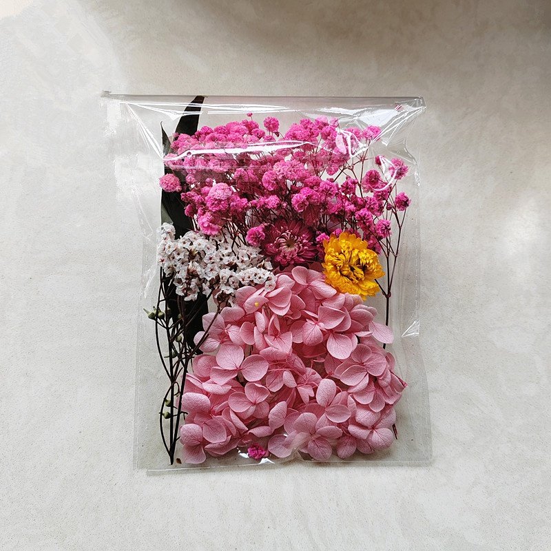 factory supply cheap price resin dry flowers Photo Frame DIY material real natural dried flowers for scented Candle making