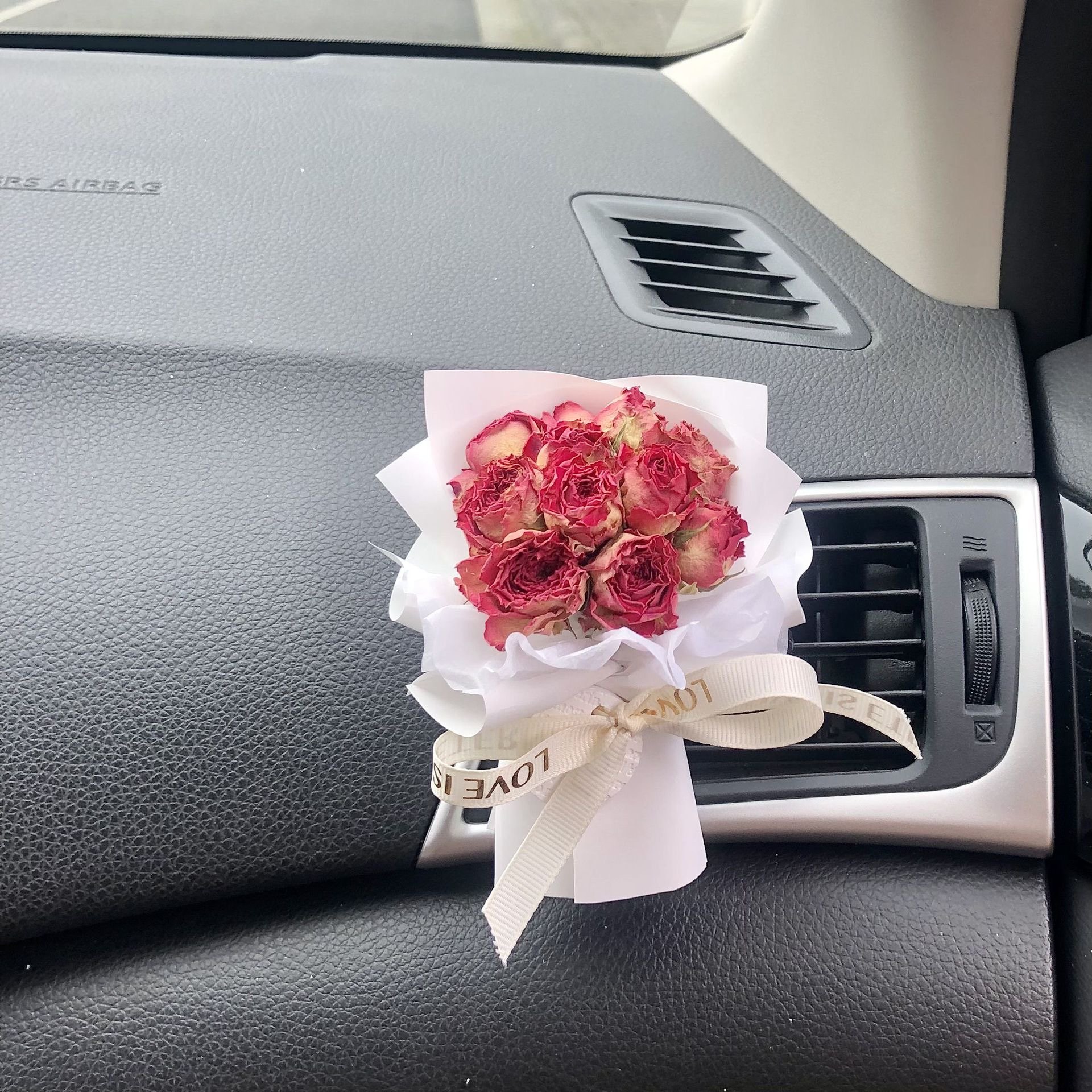 Natural Dried Car Rose Mini Bouquet Stems Floral Decor Artificial Plants Dried Cotton Flower for outdoor indoor decoration