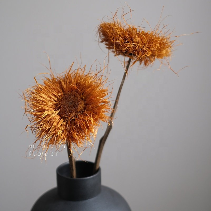 Dried flowers bulk Sunflowers High Quality Handmade Flowers Home Decoration Desktop flower arrangement