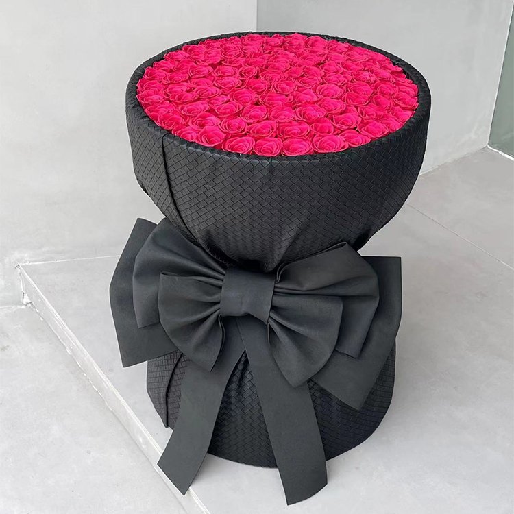 Top Quality Valentine Mother Teacher Day Birthday Wedding Gifts 99 Giant Forever Eternal Natural Roses Preserved Flowers Bouquet