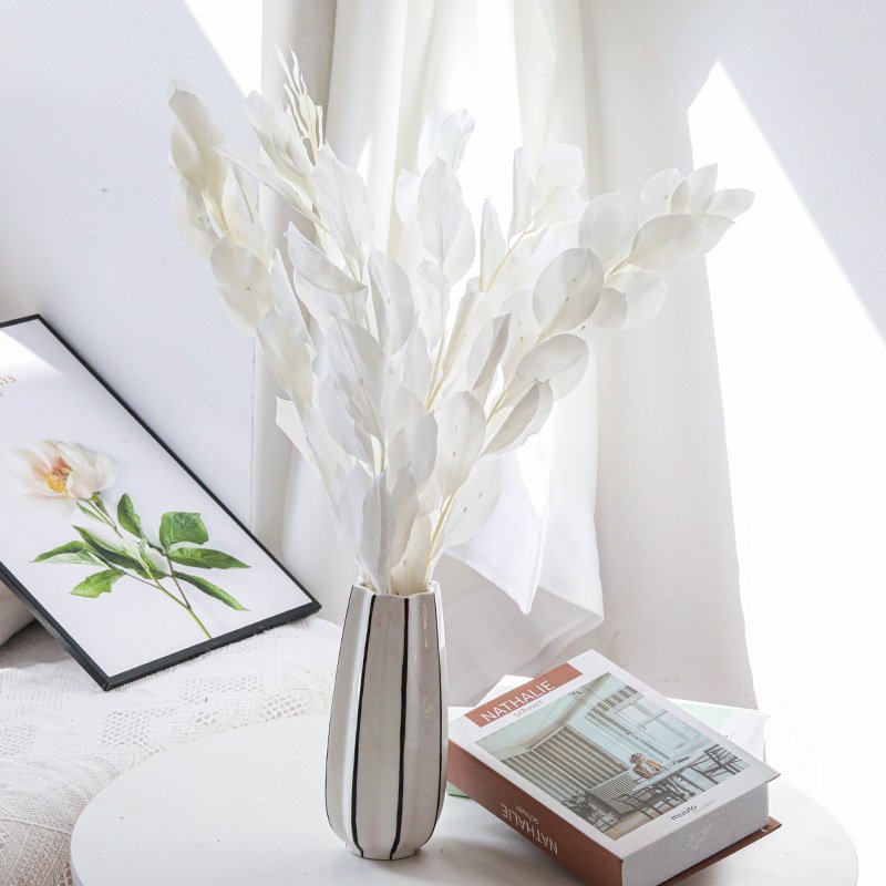 preserved foliage 2023 orange leaf long lasting dried flowers stems preserved dried flowers orange leaves for dry flower bouquet