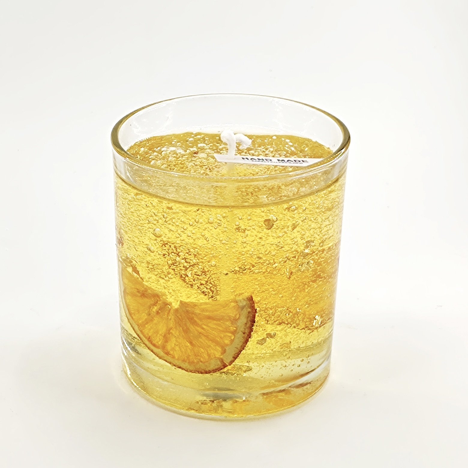 Wholesale Ins Style Dry Flower glittery Jelly Gel Wax Scented Gel Candles for home Decoration