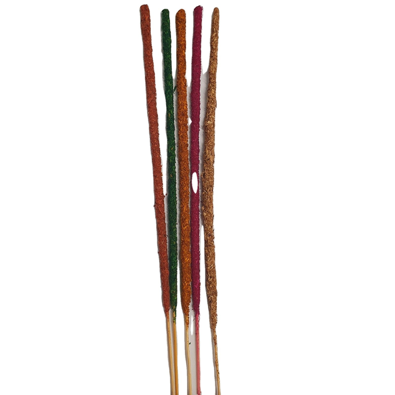 High Quality 9 Inch Natural Dried Flower Long Bamboo Sticks Scented Wood Raw Agarbatti for Incense Making Home Decor Fragrance