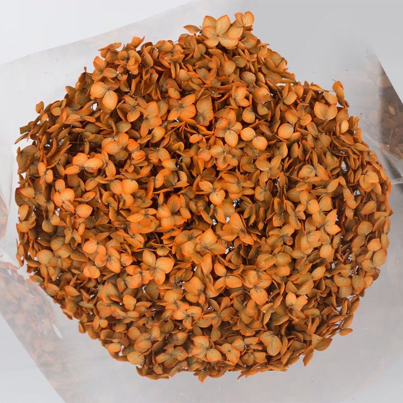 Factory Directly Preserved flower Single Stem Hydrangeas In Various Colors Dried Hydrangeas Flower For Home Wedding Decoration