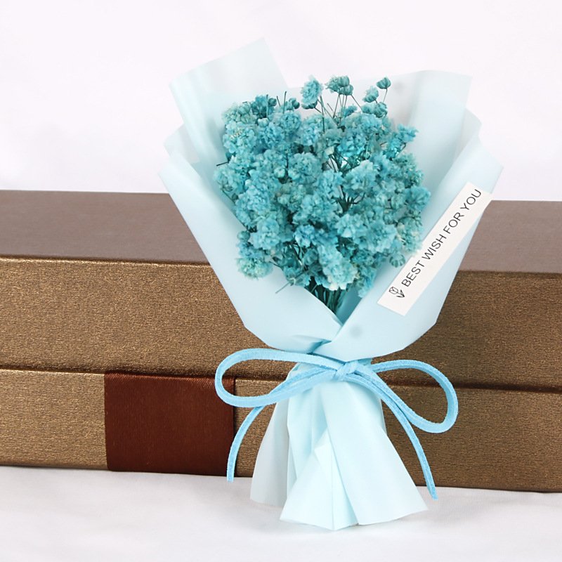 Creative mini Dried flowers Full of Stars Small flower bouquet ins Eternal flower Valentine's Day gift box soap bouquet