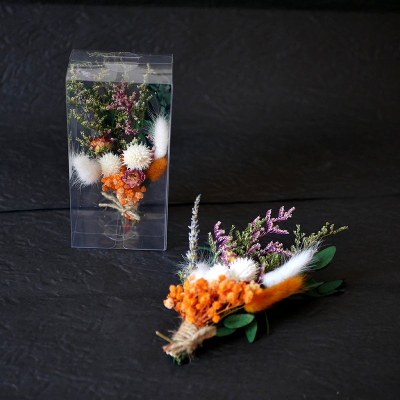 Dry Flower Mini Bouquet Dried Flowers Grooms Boutonniere Boho Decor Wrist Corsage Wedding Flowers Wedding Mini Bridal Bouquet