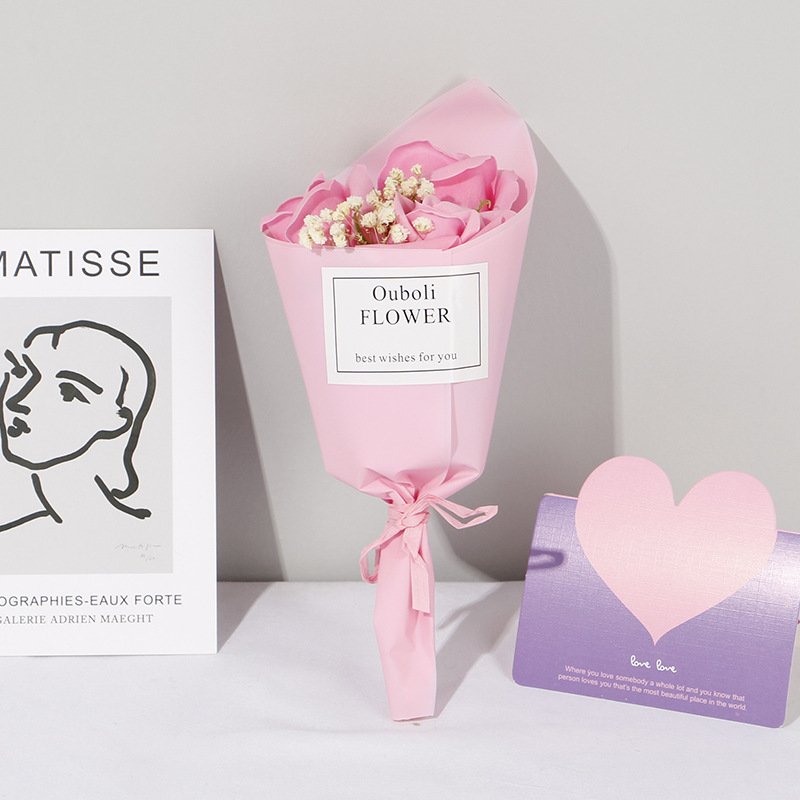 Fine crafts dried flower fashion wholesale DIY gift dried flower bouquet flowers for vase ODM customized logo craft sets