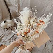 wedding decor centerpieces Yunnan hot sell pampas grass bunny Tails lover baby breath lavender dried flower For Bridal wedding