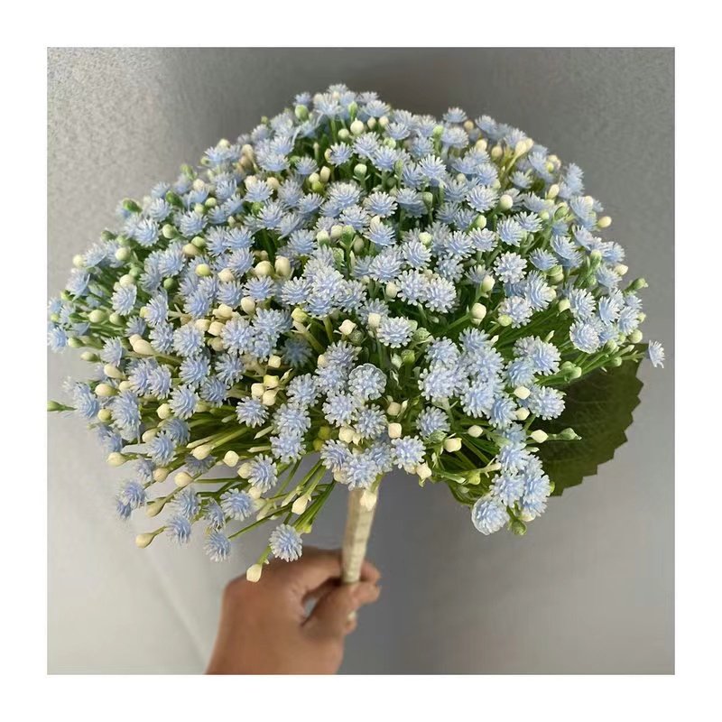 Wholesale Plastic 441 Head Full Star Wedding Simulation Flower Bouquet Hand-Holding Interior Decoration for Home Use