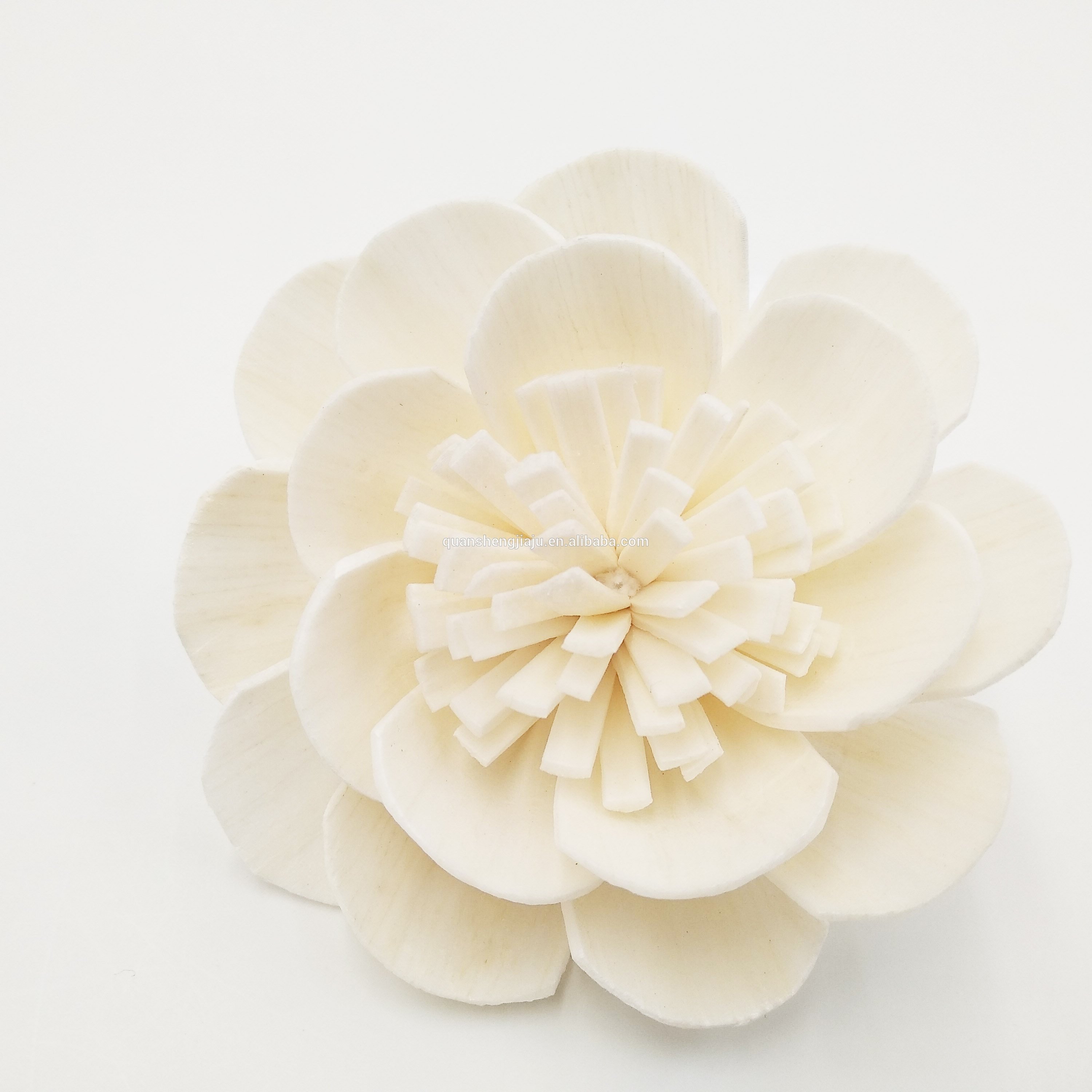 Handmade Sola Wood Flower Diffuser Dried Flower with Cotton Rope