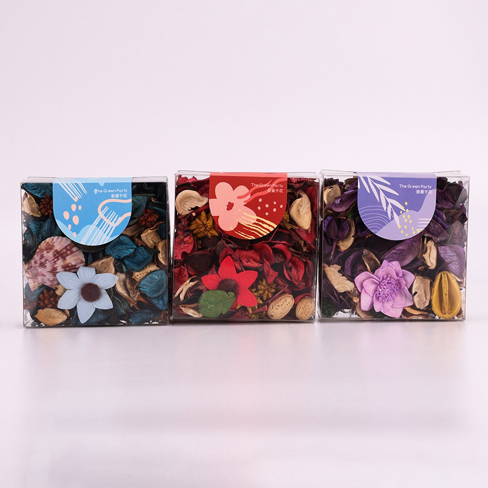 Colorful Mini Natraul Dried Flower Bouquet For Decoration Valentine'S Day Gift Handmade Material Dried