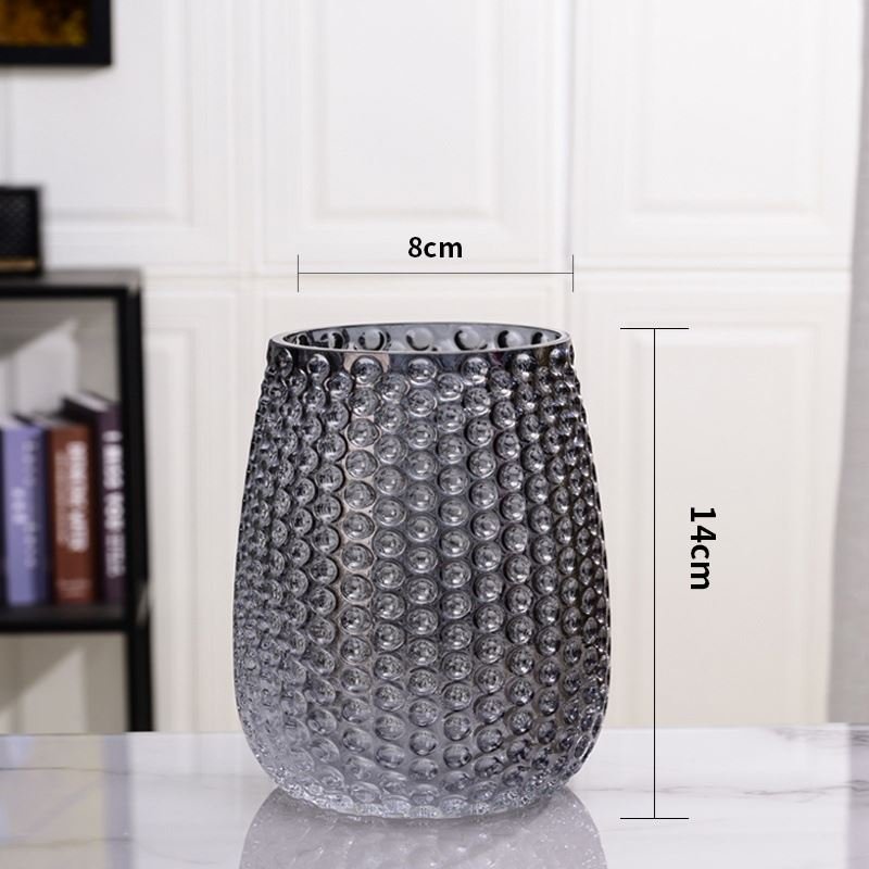 Pineapple glass vase hydroponic flowers green plants dried flowers living room home accessories creative tabletop ornaments