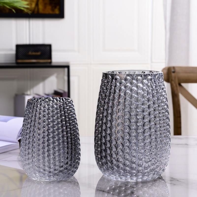 Pineapple glass vase hydroponic flowers green plants dried flowers living room home accessories creative tabletop ornaments