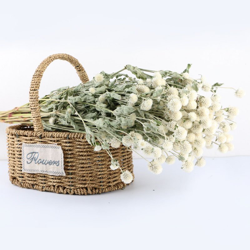 Wholesale Price Natural Dried Flowers Bouquet Gomphrena Dried Plants Preserved Flower