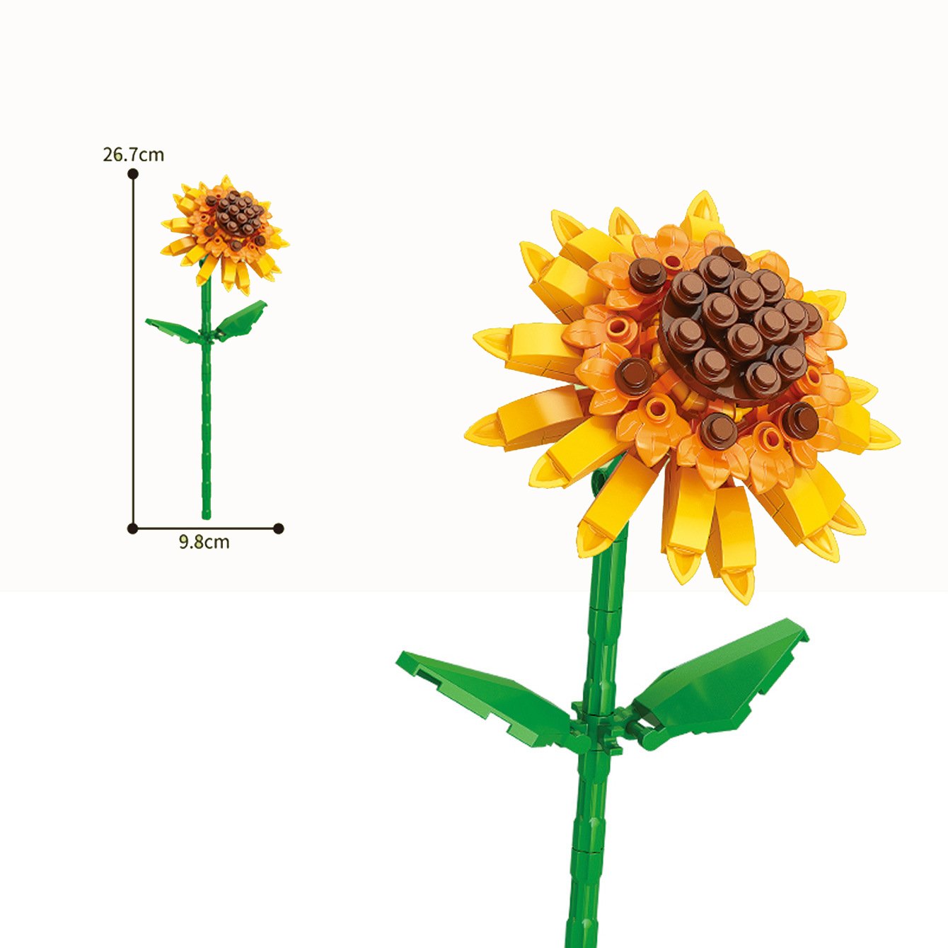 valentine days gift legos of botanical plants and flowers assembly building blocks set lego flowers bouquet