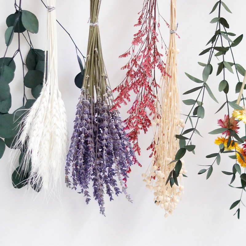 Decor Dried Flower Wall Hanging Dried Flowers RackFall Flowers Dried Herb DIY Floral