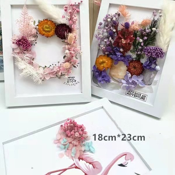 Hot Selling Preserved flowers frame DIY dried flowers frame ornament eternal flowers frame