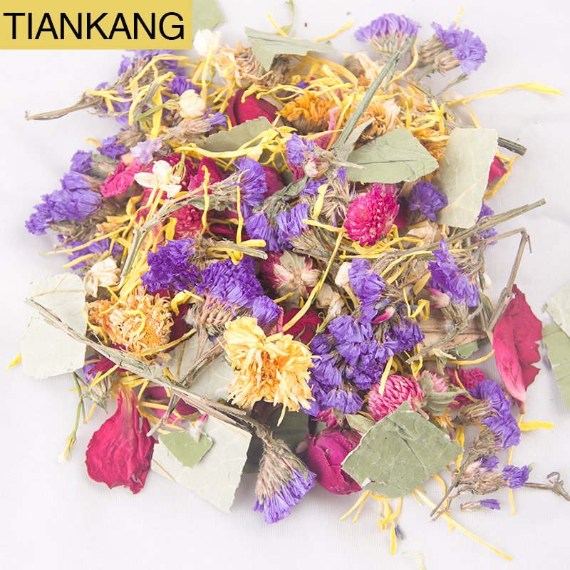 hamster bedding of Mixed Dried Flowers for bath and decoration spa flower for small animals bedding