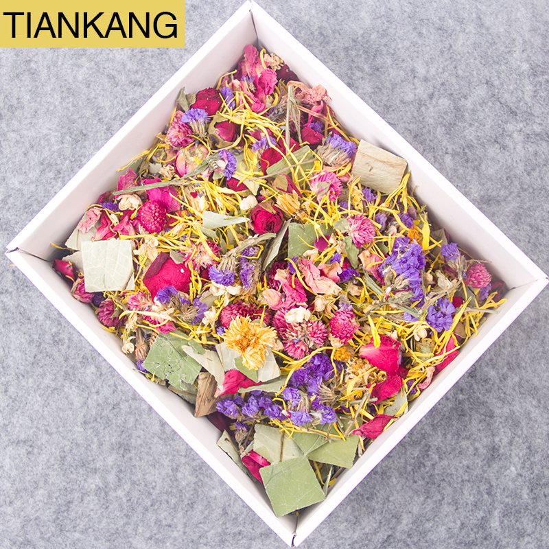 hamster bedding of Mixed Dried Flowers for bath and decoration spa flower for small animals bedding