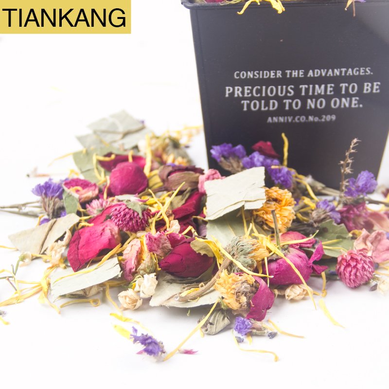hamster bedding of Mixed Dried Flowers for bath and decoration spa flower for small animals bedding
