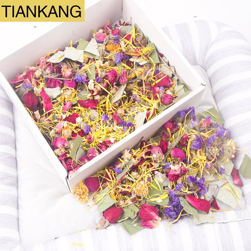 hamster bedding of Mixed Dried Flowers for bath and decoration spa flower for small animals bedding