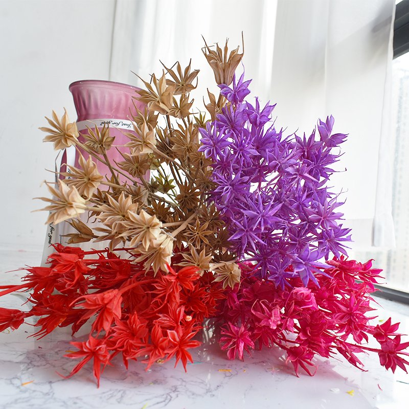 Dried Octagon Flowers Natural Dried Anise Flower Bouquet for Wedding Home Decoration for flower arrangement