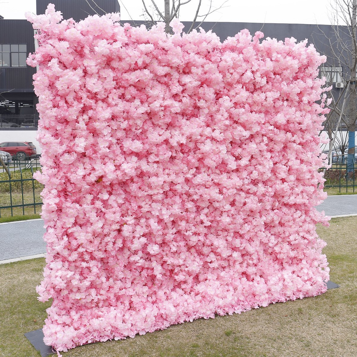 Ostrich feather background decoration flower wall backdrop feather wall for wedding/home decoration customized size wall