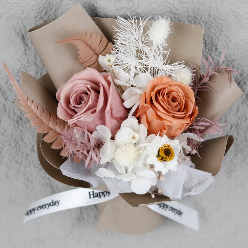 YSH-022 Daisy immortal rose bouquet dried flower bouquet wholesale hand gift mini flower bouquet
