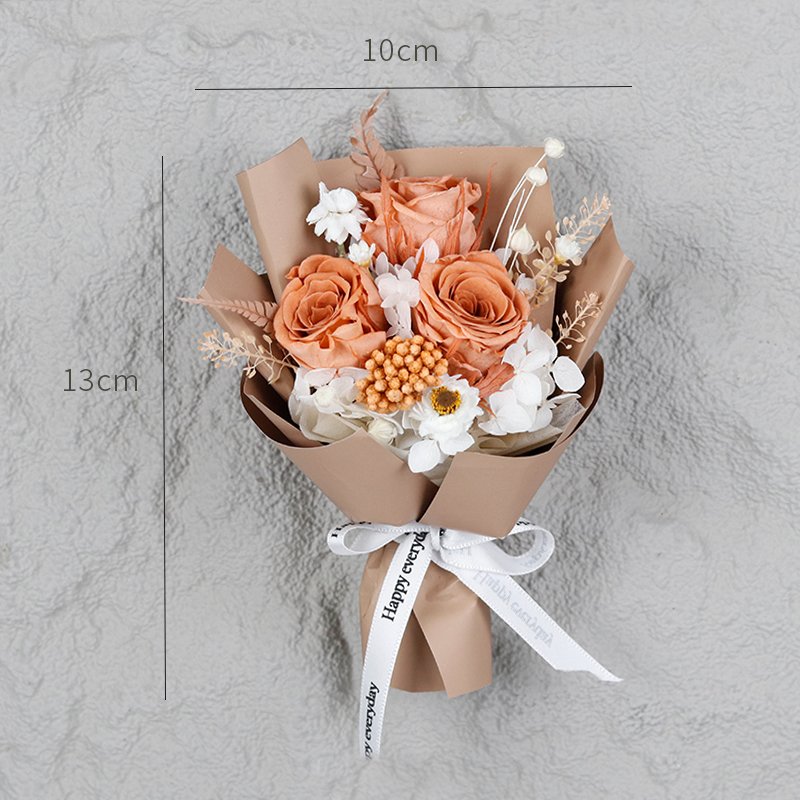 YSH-022 Daisy immortal rose bouquet dried flower bouquet wholesale hand gift mini flower bouquet