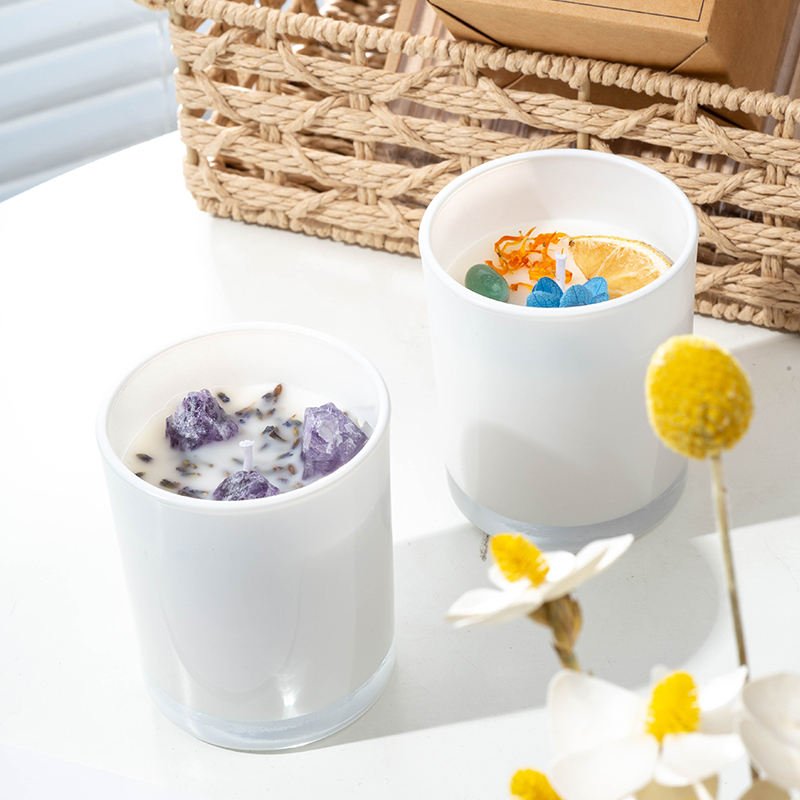 Luxury Home Decorative Scented Candle Gift Set Sleep Aid Dried Flower Soy Wax Aromatherapy Candles