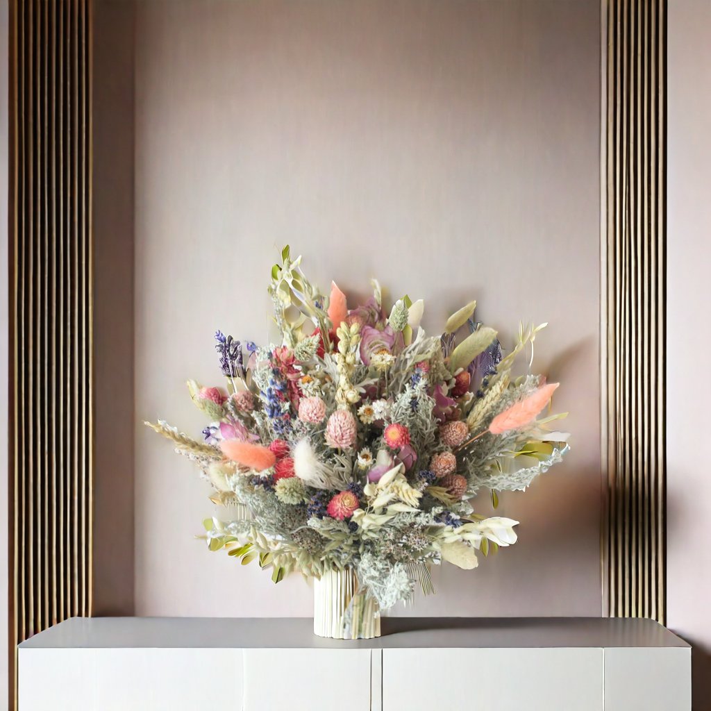 Wholesale Bridal Wedding Bouquet Pastoral Style Natural Dried Flowers Bouquet For Wedding Decoration