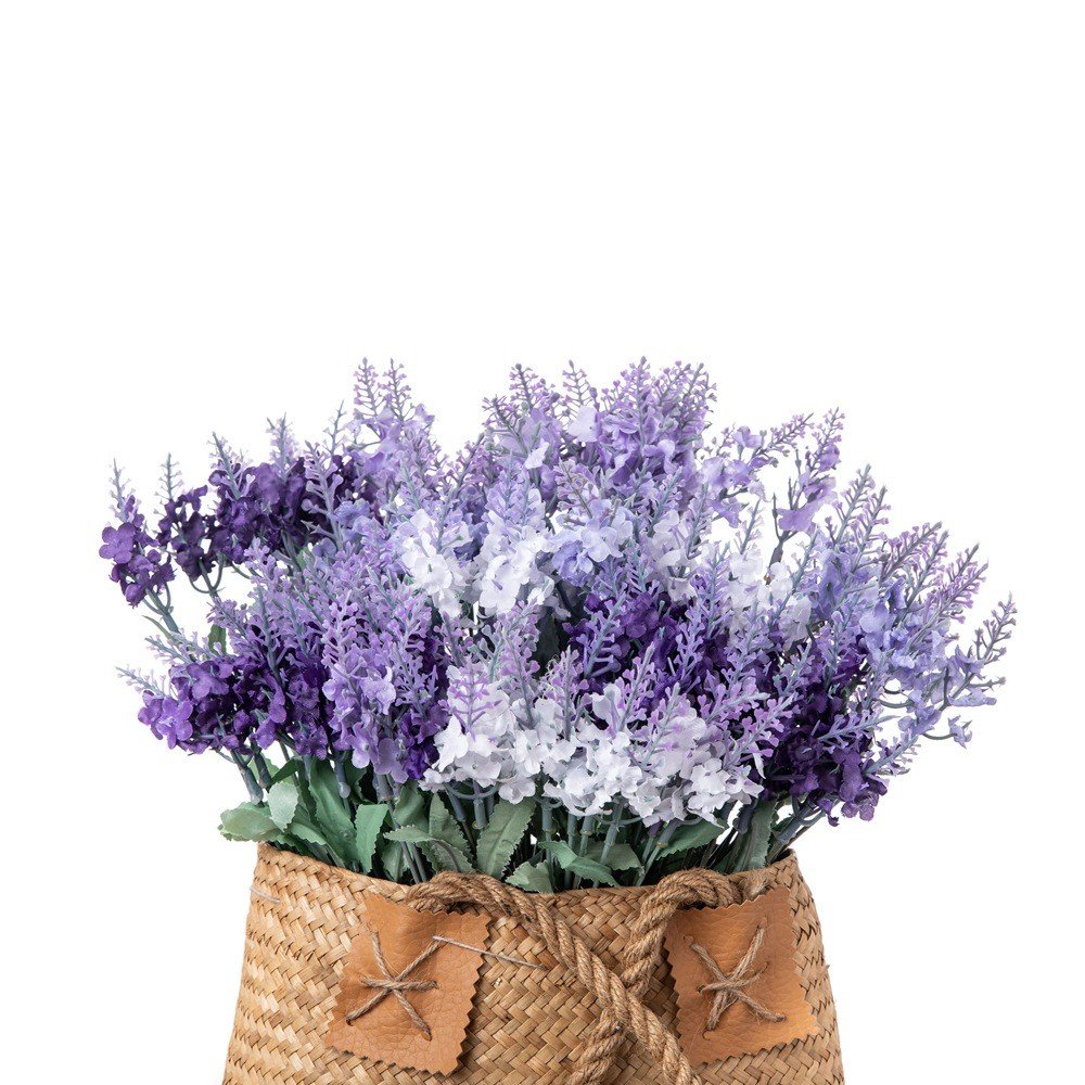Length 33cm 10 Lavender Artificial Flowers Wall Dried Plants & Flowers for Wedding Home Outdoor & Party Decorations