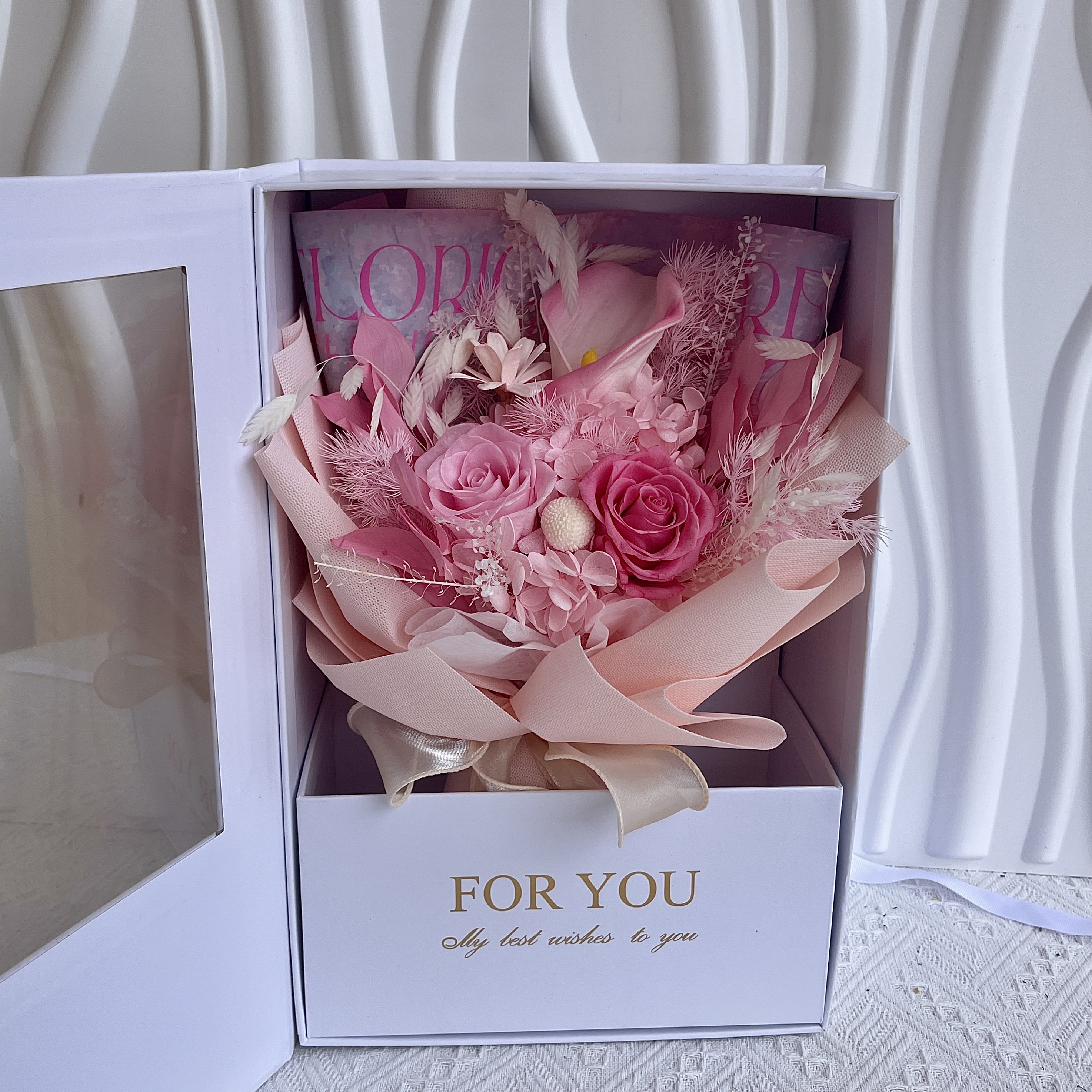 wholesale dry eternal preserved rose natural real flowers bouquet handmade gift