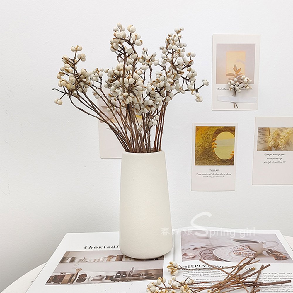 Manufacturer Natural White Tallow Berries Dried Flower For Home Party Wedding Decoration