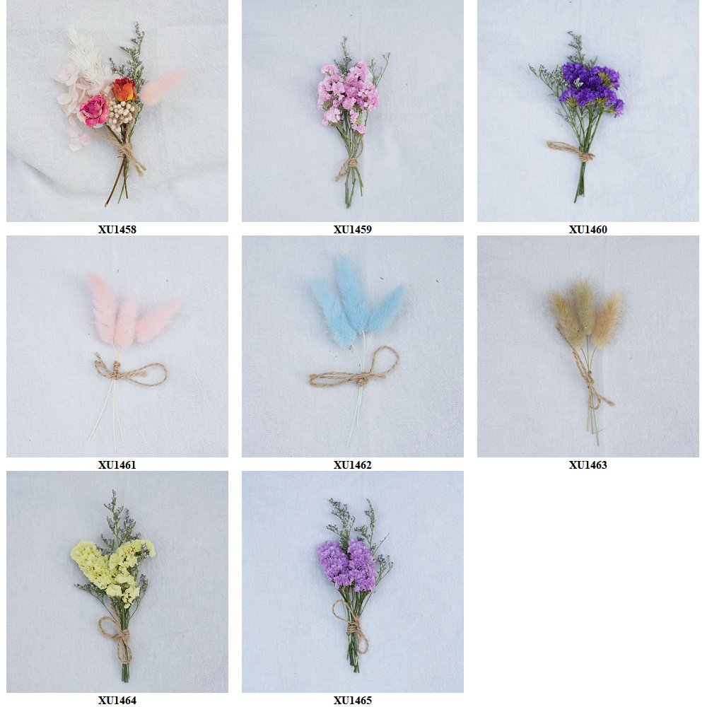 wholesale Bulk Dried flower floral arrangement mini real natural dried flower bouquet for wedding bride groom dress decoration