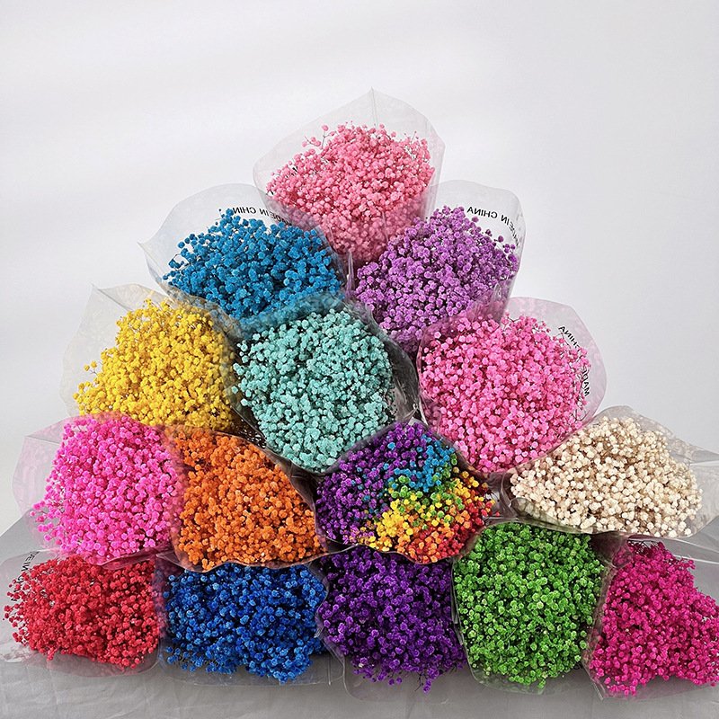 Best sale quality preserved babysbreath 500g big bouquet dried babybreath flower