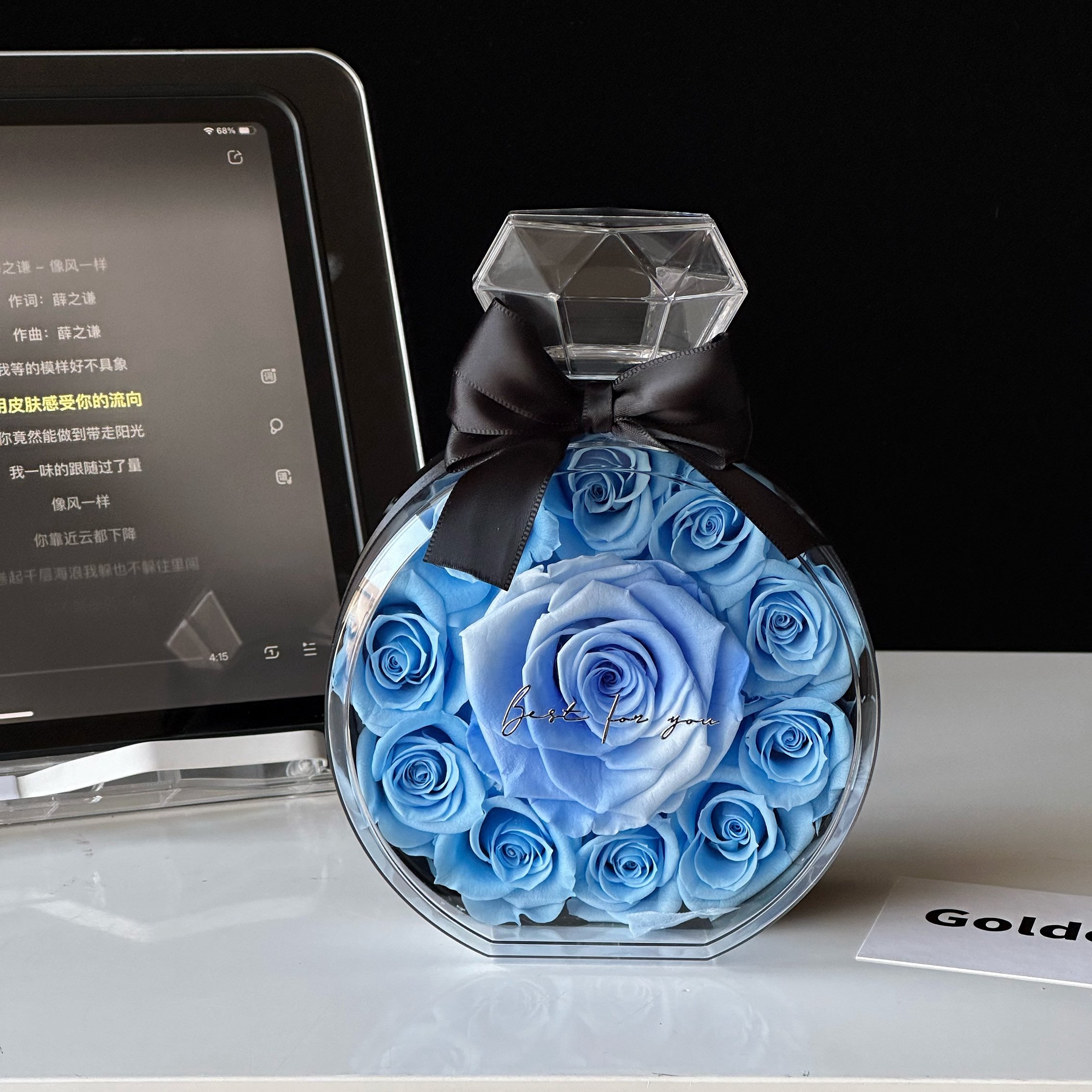 Wholesale valentines day Birthday gift Home Decoration Real natural Dried Roses Immortal preserved flowers eternal rose in Box