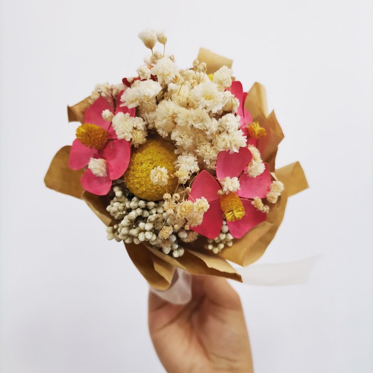 Hot Sale Natural Craspedia Billy Ball Preserved Golden Ball dried flower for Decoration bouquet