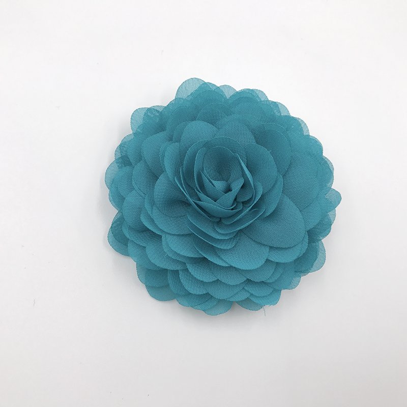 Custom decorative flowers wedding Handmade garment accessories Chiffon Fabric decorative Flowers