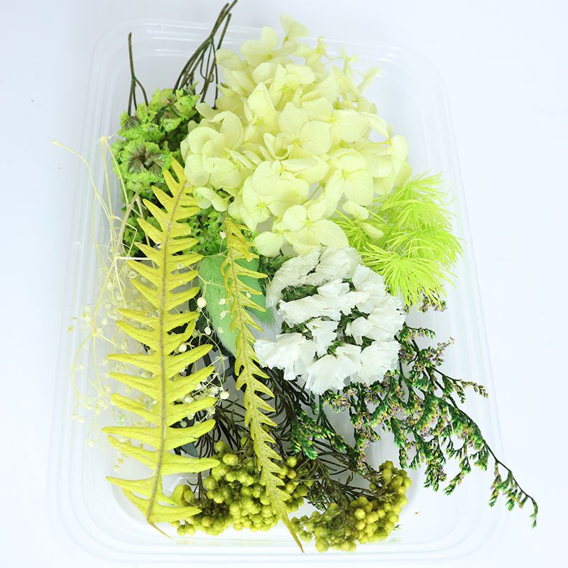 A-5 Mixed real touch handmade preserved hydrangea dried flower raw material diy decor for candle making